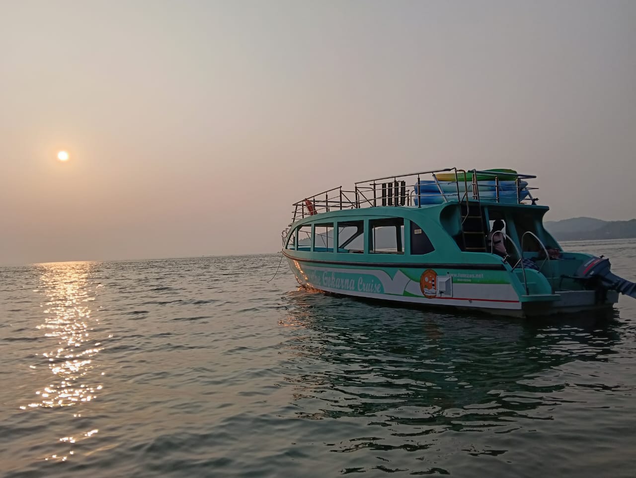 Dolphin watching boat ride in Gokarna